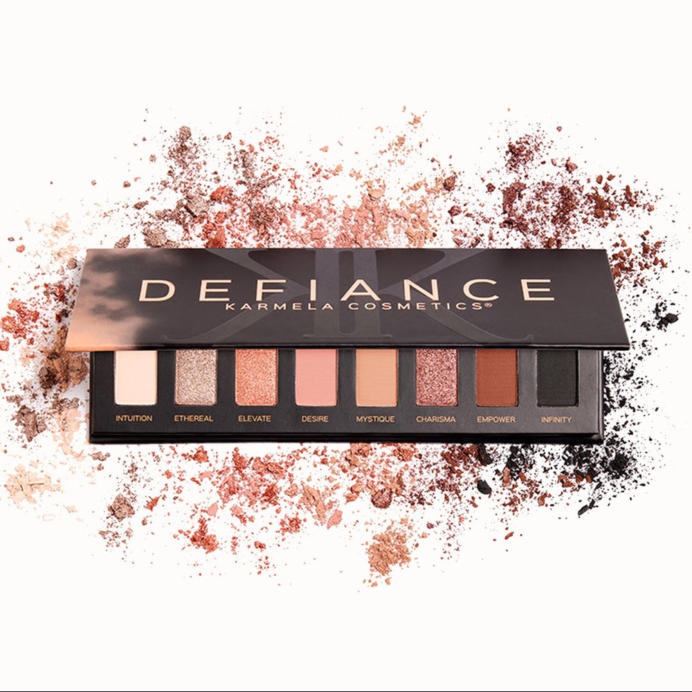 New! Karmela Cosmetics DEFIANCE Eyeshadow Palette.